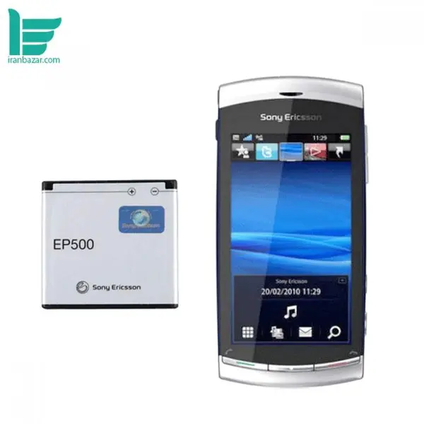 باتری موبایل سونی مدل EP500 - ظرفیت 1200 میلی آمپر مناسب موبایل Sony Ericsson Xperia Vivaz - 5