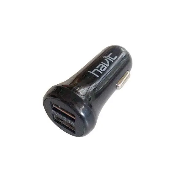 شارژر فندکی دو پورت هویت مدل HV-CC8801 Havit HV-CC8801 2Port USB Car Charger Havit hv-cc8801 Car Charger
