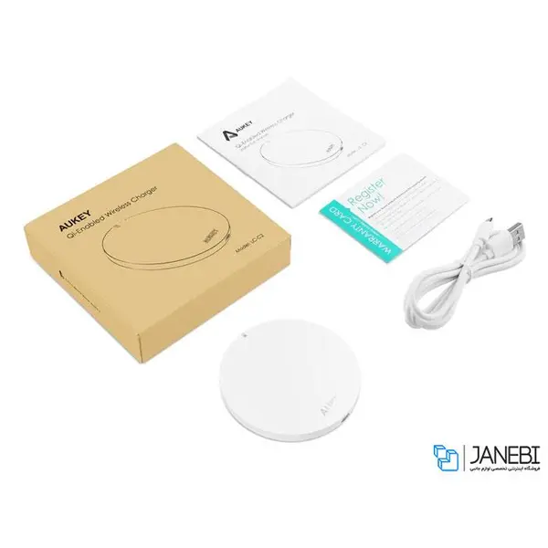شارژر وایرلس آکیLC-C2 Aukey LC-C2 Wireless Charging Disc