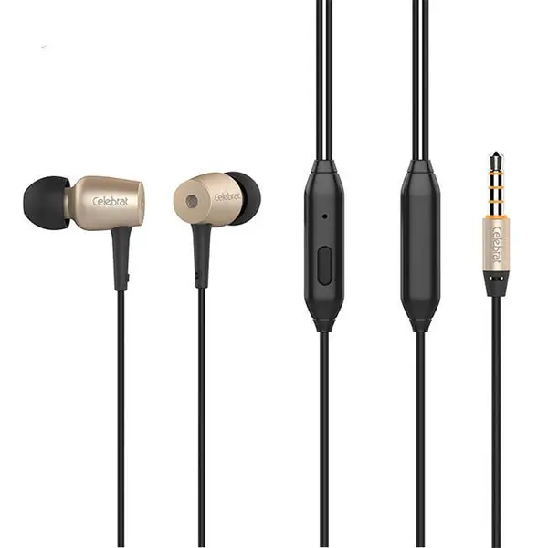 هندزفری فلزی سلبریت YISON Metal Earphones With Microphone 3.5mm | G1