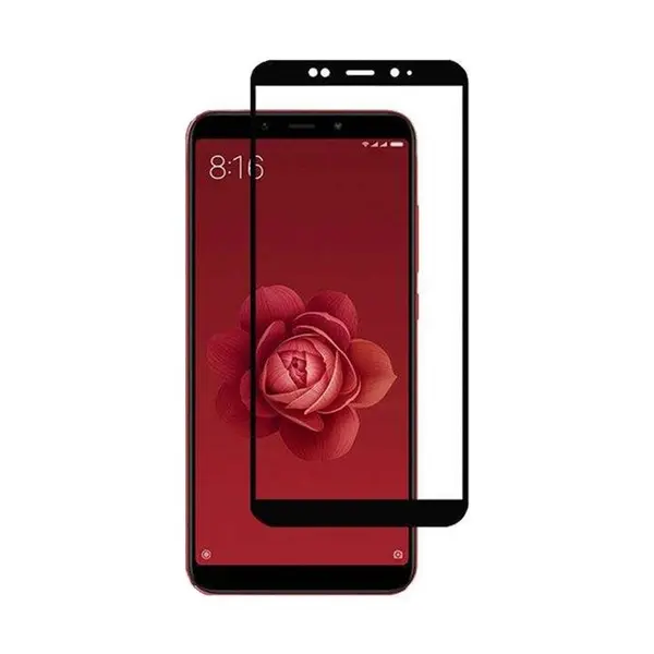 محافظ تمام چسب صفحه نمایش گلس فراری مدل 5D Dual مناسب برای گوشی موبایل شیائومی Mi A2 / Mi 6X پک تک عددی Ferrari Full Adhensive 5D Dual Glass Screen Protector For Xiaomi Mi A2 / Mi 6X - 2