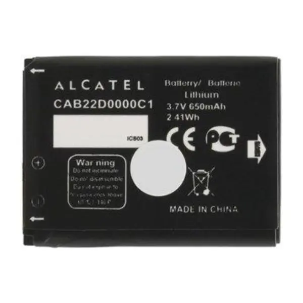 باتری آلکاتل CAB22D0000C1 ظرفیت 650 میلی آمپر ساعت - 3