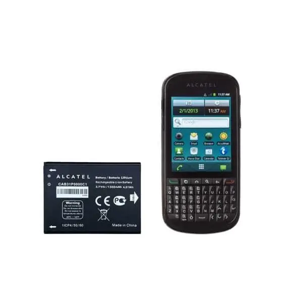 باتری آلکاتل CAB31P0000C1 ظرفیت 1300 میلی آمپر ساعت - 2