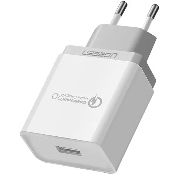 شارژر دیواری یوگرین مدل CD122 20901 Quick Charge 2.0 UGreen CD122 20901 Quick Charge 2.0 Wall Charger - 5