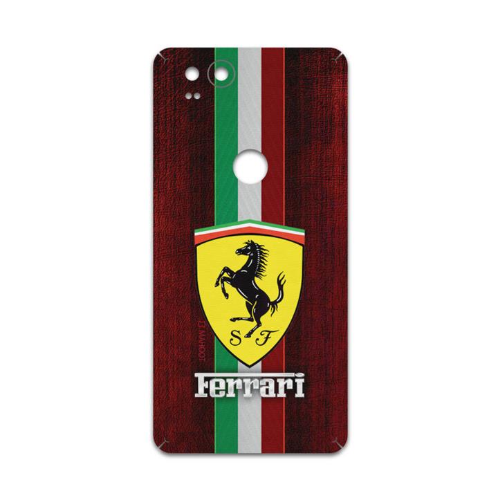 برچسب پوششی ماهوت مدل Ferrari مناسب برای گوشی موبایل گوگل Pixel 2