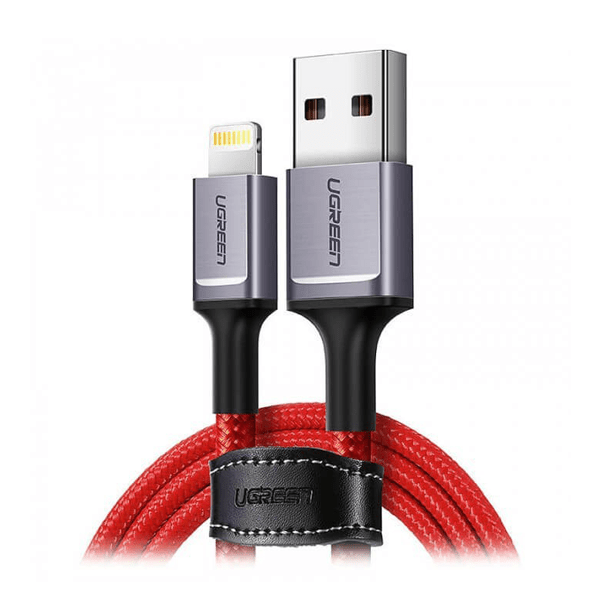 کابل تبدیل Lightning یوگرین به USB 2.0 A Male Cable مدل US293 کد ۸۰۶۳۵