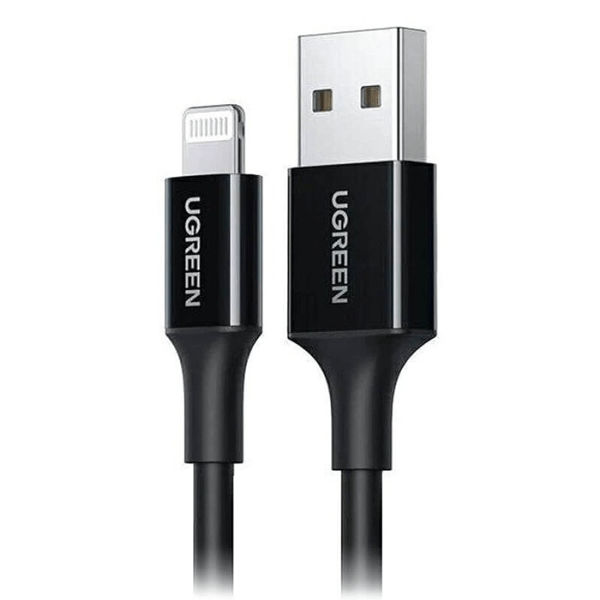 کابل تبدیل Lightning یوگرین به USB 2.0 A Male Cable مدل US155