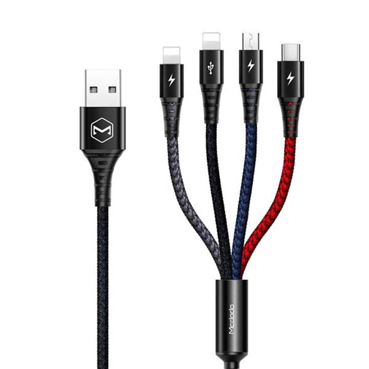 کابل مک دودو چهار سر فست شارژ MCDODO CABLE CA-623