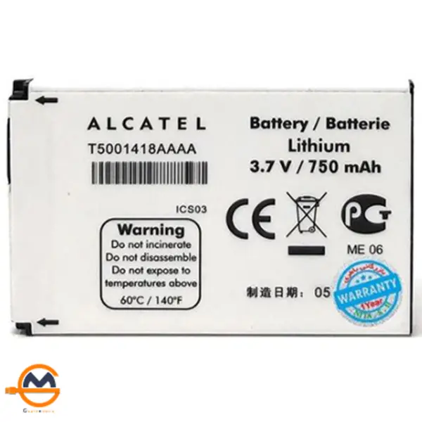 باتری گوشی آلکاتل OT1010 مدل T5001418AAAA