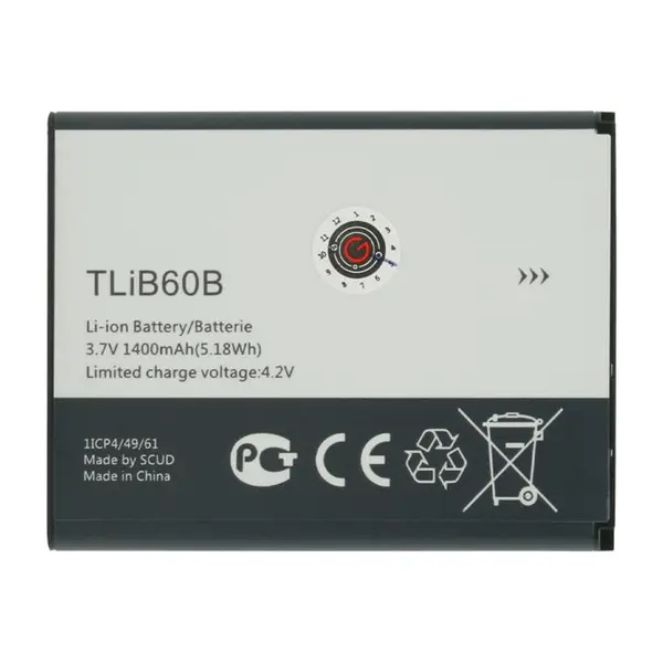 باتری آلکاتل TLiB60B ظرفیت 1400 میلی آمپر ساعت - 5