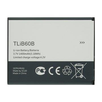 باتری اورجینال آلکاتل TLiB60B ظرفیت 1400 میلی آمپر ساعت