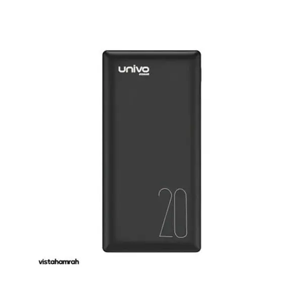پاوربانک UNIVO با ظرفیت 20000 میلی آمپر