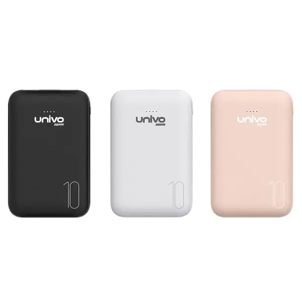 شارژر همراه یونیوو univo مدل UN10 ظرفیت 10000 میلی آمپر ساعت UN10 10000mAh Power Bank