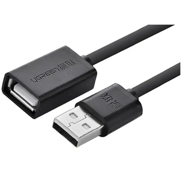 کابل افزایش طول USB 2.0 یوگرین مدل US103 طول 5 متر Ugreen US103 USB 2.0 Extension Cable 5m - 5