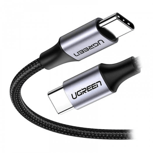 کابل تبدیل USB-C 2.0 Male یوگرین به USB-C 2.0 Male 3A مدل US261 کد ۵۰۱۵۲