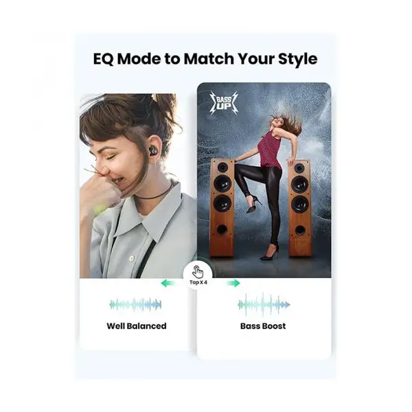 ایرفون بلوتوث یوگرین WS-102 Ugreen WS-102 In-Ear Bluetooth Earphones - 4
