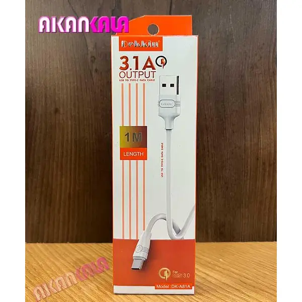کابل شارژر فست تایپ سی dekkin-DK-A81A
