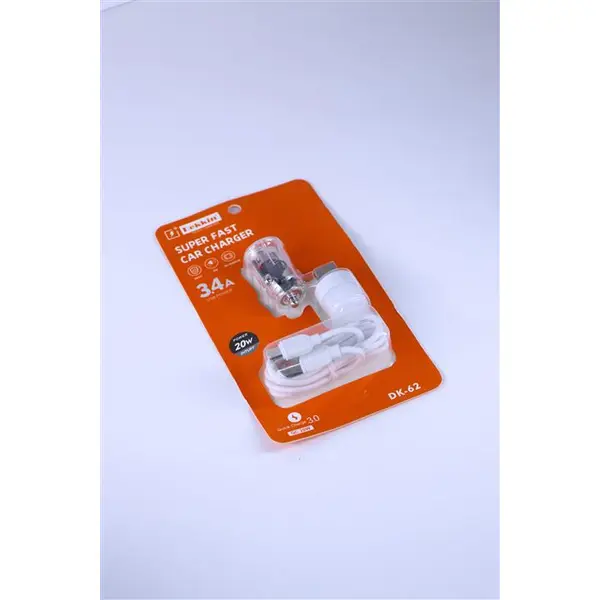 شارژر فندکی برند dekkin super chager مدل dk-62