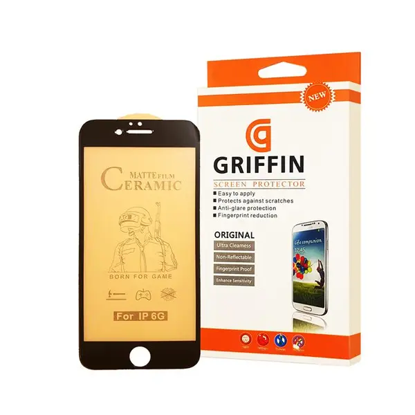 محافظ صفحه نمایش سرامیکی مات گریفین مدل FLCRM GN to مناسب برای گوشی موبایل اپل iPhone 6