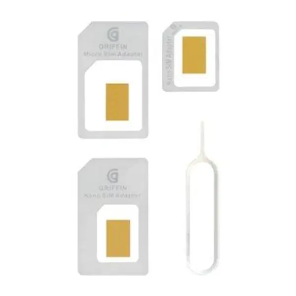 تبدیل سیم کارت های نانو و میکرو به استاندارد گریفین Griffin Nano and Micro SIM Card Adapters - 3