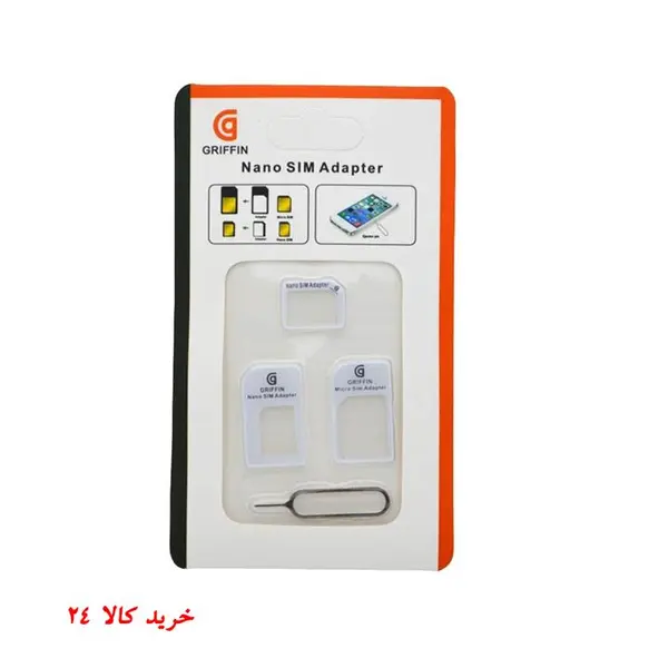 تبدیل سیم کارت های نانو و میکرو به استاندارد گریفین Griffin Nano and Micro SIM Card Adapters - 4