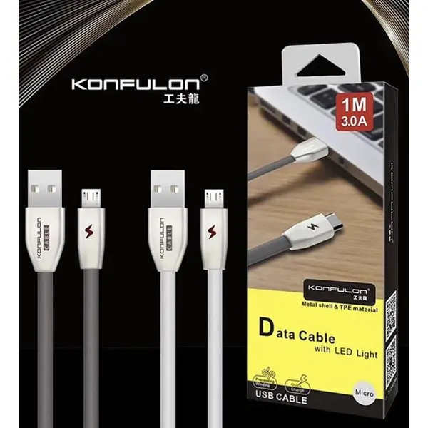کابل اندروید Konfulon S53 Andriod Cable - 2