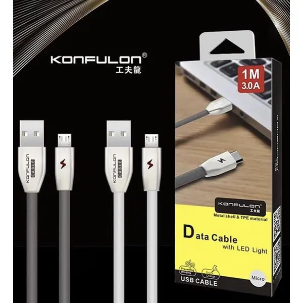 کابل اندروید Konfulon S53 Andriod Cable - 3