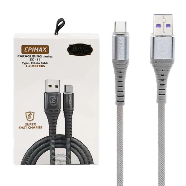 کابل شارژر تایپ سی پاراگلایدر مدل 1.2 متر EC-11- Epimax - 2