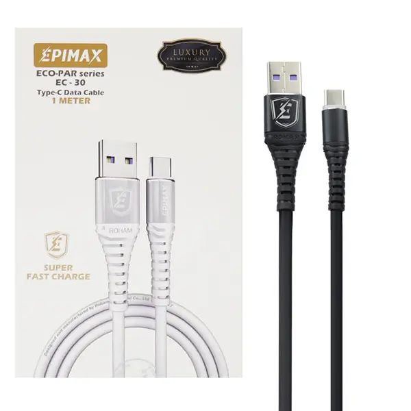 کابل شارژر تایپ سی اکو مدل 1 متر EC-30 – Epimax