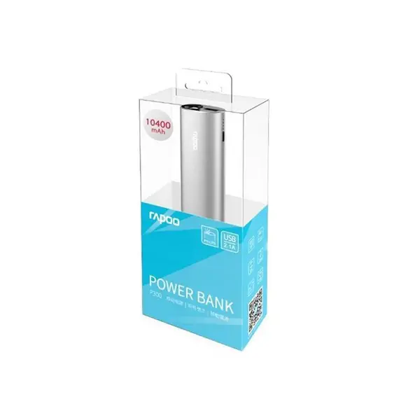 شارژر همراه رپو مدل P300 با ظرفیت 10400 میلی آمپر ساعت Rapoo P300 10400mAh Power Bank - 5