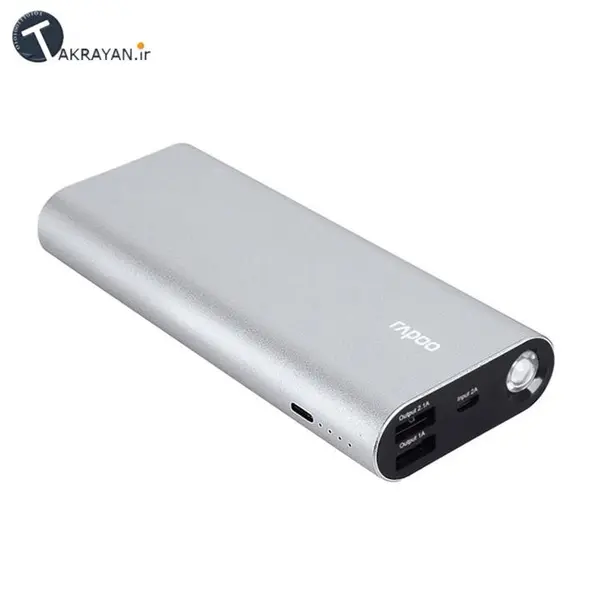 شارژر همراه رپو مدل P370 ظرفیت 13000 میلی آمپر ساعت Rapoo P370 13000mAh Power Bank - 4