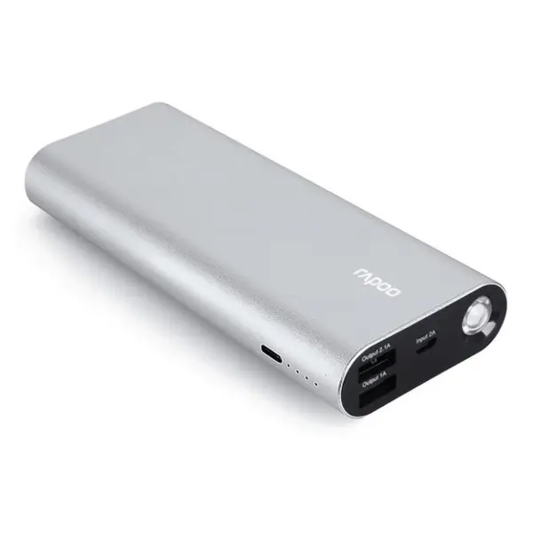 شارژر همراه رپو مدل P370 ظرفیت 13000 میلی آمپر ساعت Rapoo P370 13000mAh Power Bank - 2