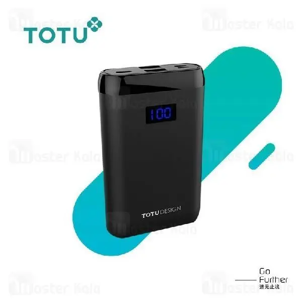 پاوربانک 10000 توتو TOTU YAMU PBQ01 Power Bank سه پورت با توان 3 آمپر
