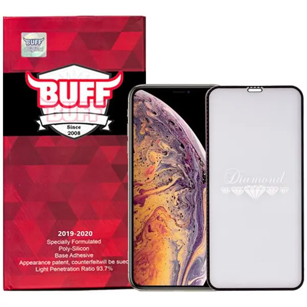 محافظ صفحه نمایش 5D بوف مدل Diamond مناسب برای گوشی موبایل اپل IPhone XS Max - 3