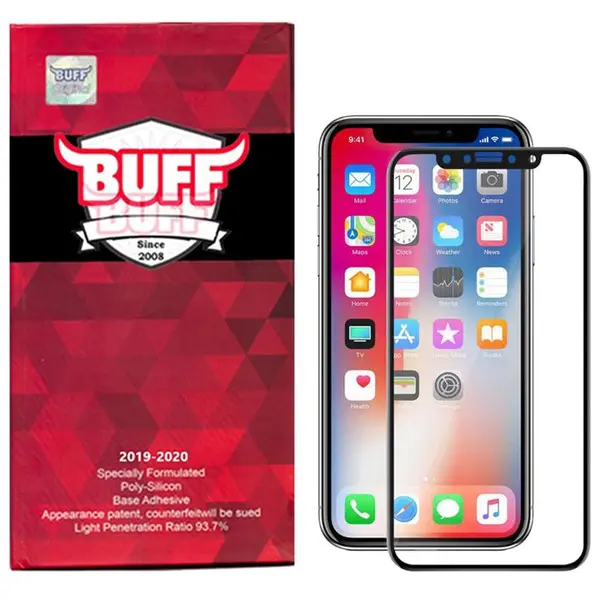 محافظ صفحه نمایش 5D بوف مدل F33 مناسب برای گوشی موبایل اپل Iphone X - 5