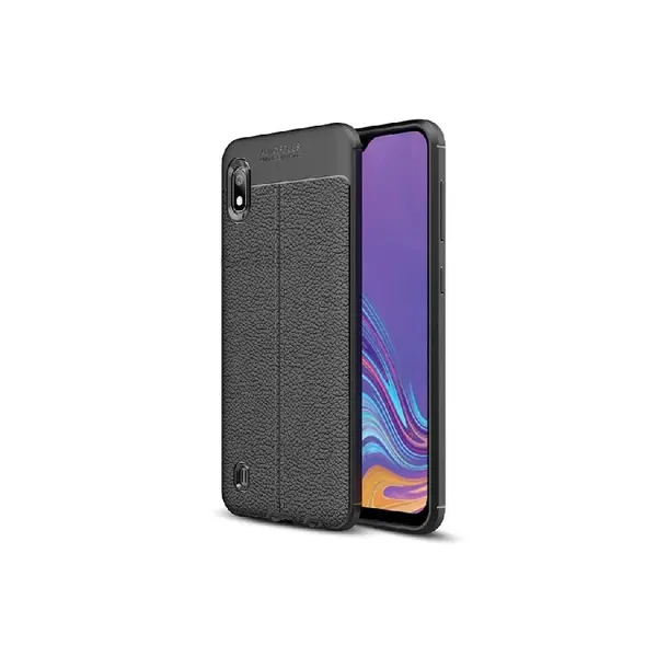 کاور ژله ای طرح چرم مناسب سامسونگ گلکسی A10 Samsung Galaxy A10 AUTO FOCUS Case Cover - 2