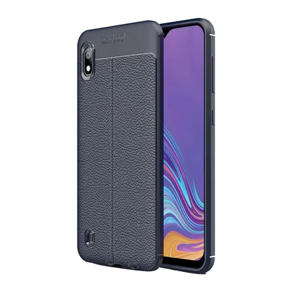 کاور ژله ای طرح چرم مناسب سامسونگ گلکسی A10 Samsung Galaxy A10 AUTO FOCUS Case Cover - 5