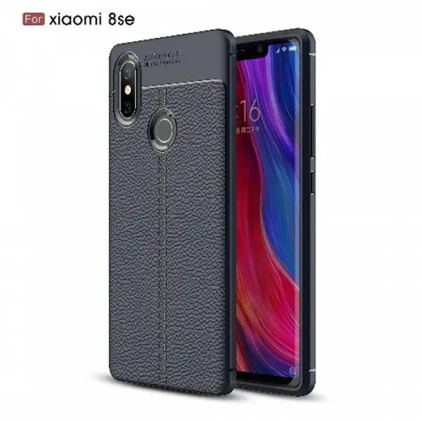 قاب ژله ای طرح چرم Auto Focus Jelly Case Xiaomi Mi 8 SE Xiaomi Mi 8 SE Auto Focus Soft TPU Case - 2