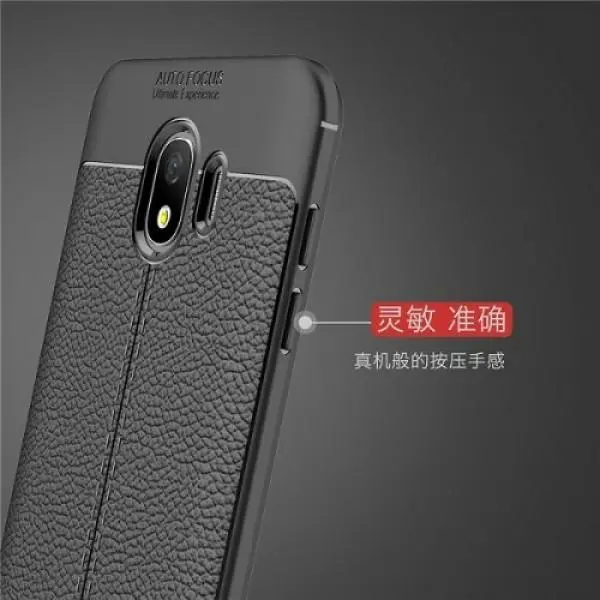 قاب محافظ ژله ای طرح چرم Becation Auto Focus Case Samsung Galaxy J4 2018 / J400 - 3