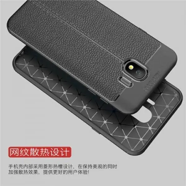قاب محافظ ژله ای طرح چرم Becation Auto Focus Case Samsung Galaxy J4 2018 / J400 - 4