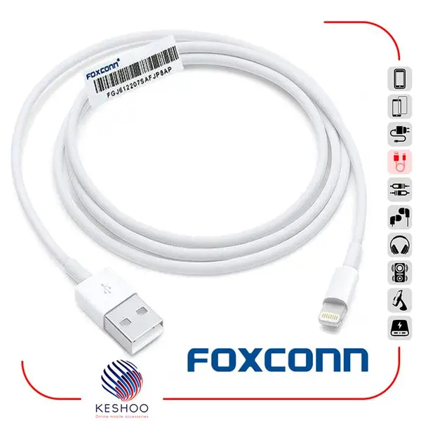 کابل شارژر foxconn لایتنینگ اپل - 4