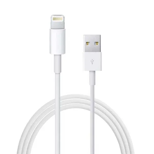 کابل شارژ FOXCONNفکسکون IPHONE 6 گرد بدونه پک - 3