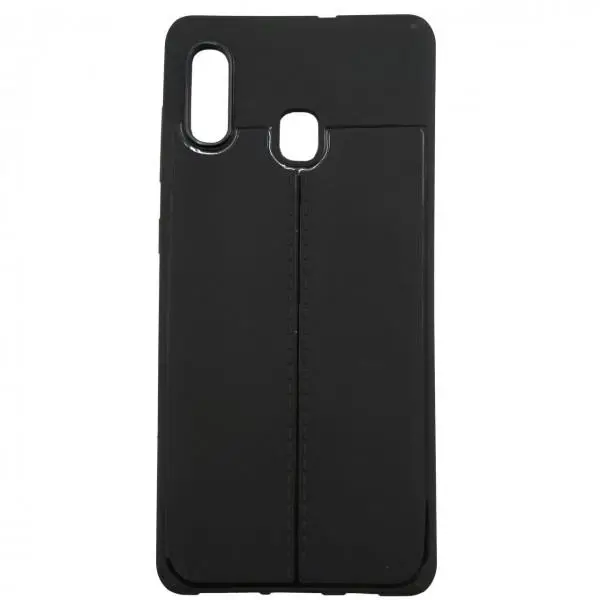قاب ژله ای طرح چرم موبایل مناسب برای گوشی سامسونگ Galaxy A20 Auto Focus Jelly Case Samsung Galaxy A20 - 2