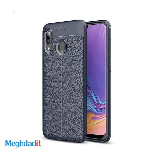 قاب ژله ای طرح چرم موبایل مناسب برای گوشی سامسونگ Galaxy A20 Auto Focus Jelly Case Samsung Galaxy A20 - 5