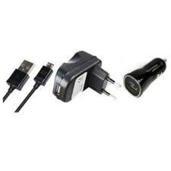 شارژر دیواری و فندکی و کابل پرومیت Promate chargMate-EU1 Charge Kit - 2