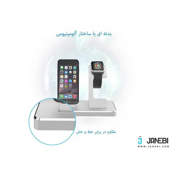داک شارژ پرومیت Promate nuDock Professional 3 in 1 Power Stage - 4