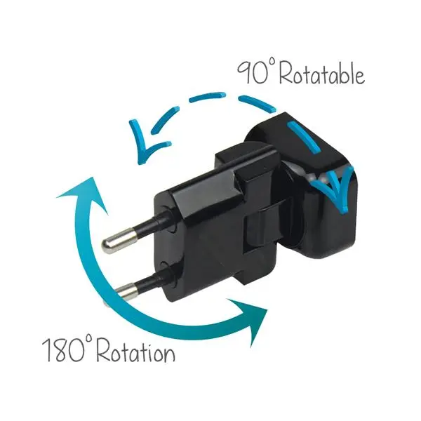 شارژر دیواری دو پورت با چهار مبدل برق شهری Promate Promate Traverse 2 Wall Charger - 3