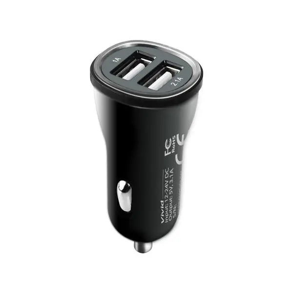شارژر فندکی دو پورت پرومیت Promate Vivid Dual Port Car Charger - 4