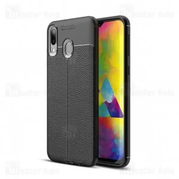 قاب محافظ ژله ای طرح چرم سامسونگ Samsung Galaxy M20 Auto Focus Auto Focus Leather Case for Samsung Galaxy M20 - 5