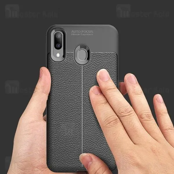 قاب محافظ ژله ای طرح چرم سامسونگ Samsung Galaxy M20 Auto Focus Auto Focus Leather Case for Samsung Galaxy M20 - 3